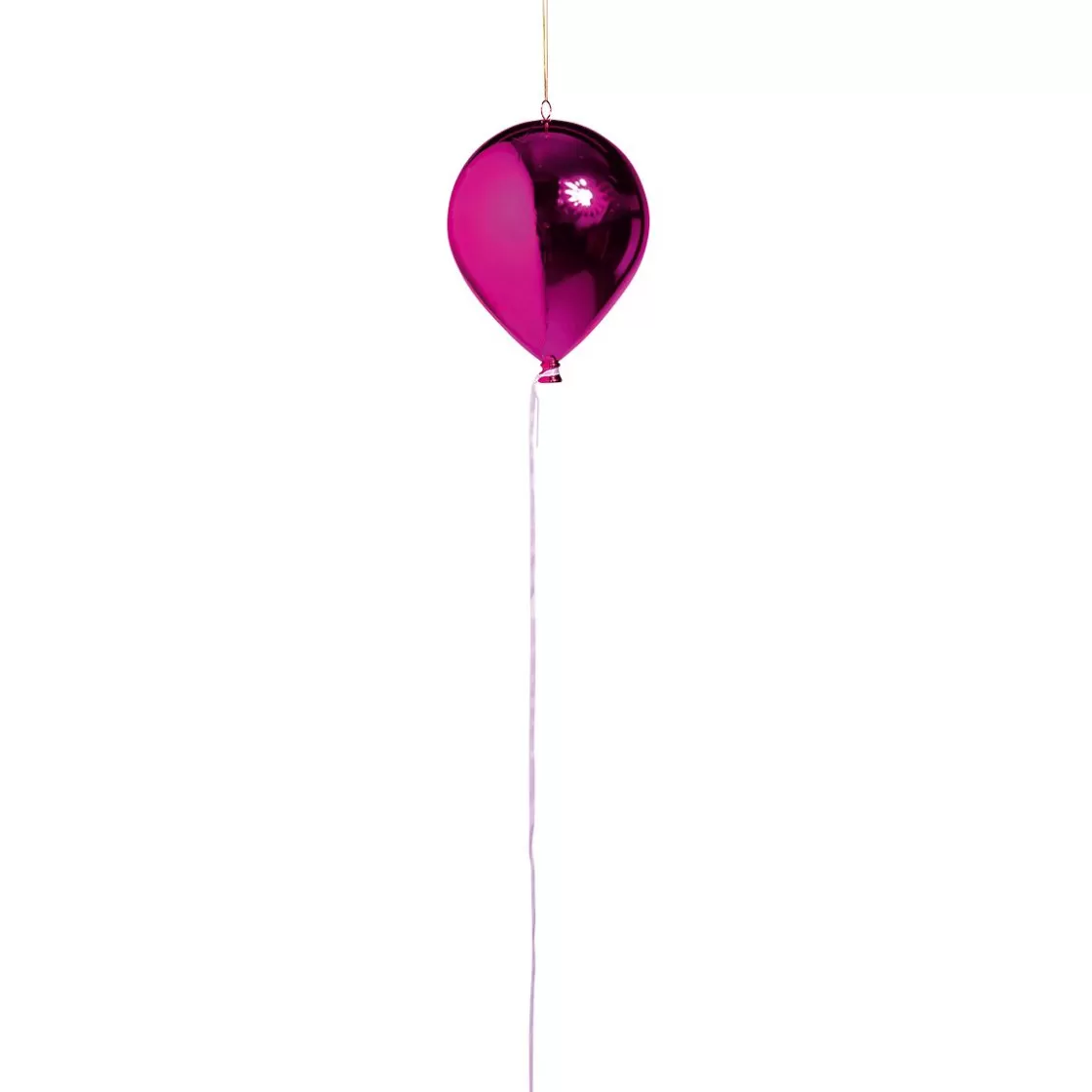 Decoración Temática>DecoWoerner Globo De Plástico Metálico Fucsia Ø 20 Cm violeta