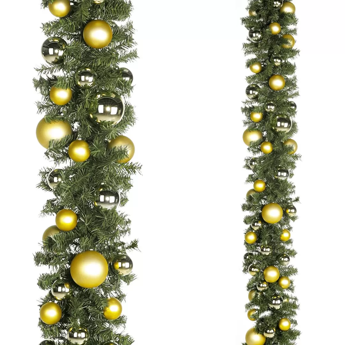Guirnaldas Y Vides | Guirnaldas De Navidad>DecoWoerner Guirnalda De Abeto Artificial Sin Luz Para Decorar Tú Mismo oro