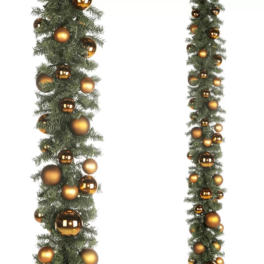 Guirnaldas Y Vides | Guirnaldas De Navidad>DecoWoerner Guirnalda De Abeto Artificial Sin Luz Para Decorar Tú Mismo naranja