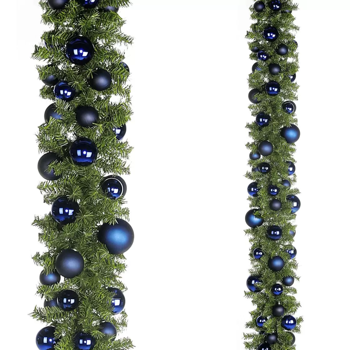 Guirnaldas Y Vides | Guirnaldas De Navidad>DecoWoerner Guirnalda De Abeto Artificial Sin Luz Para Decorar Tú Mismo azul