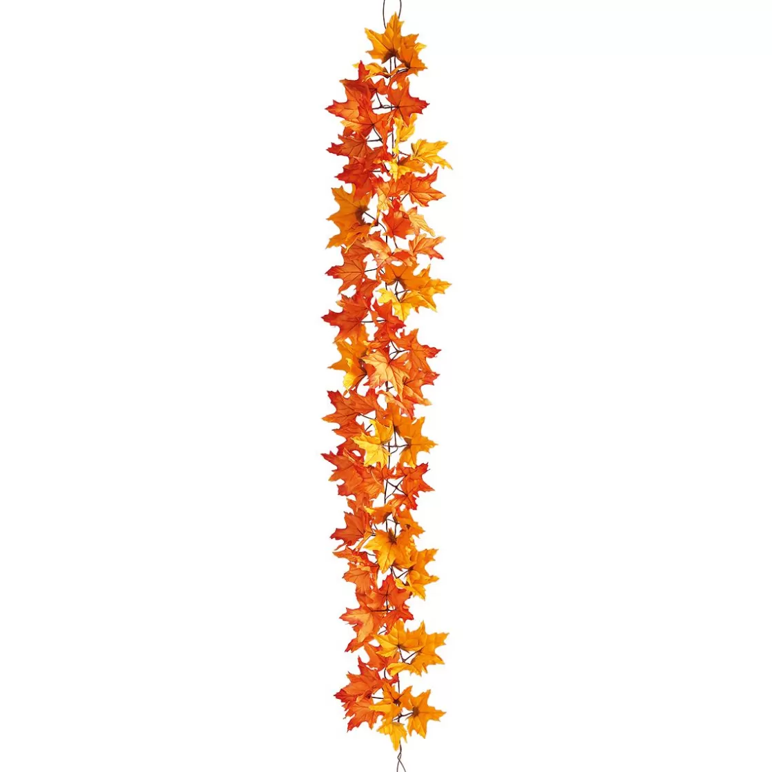 Decoración De Otoño | Guirnaldas Y Vides>DecoWoerner Guirnalda De Arce 180 Cm naranja