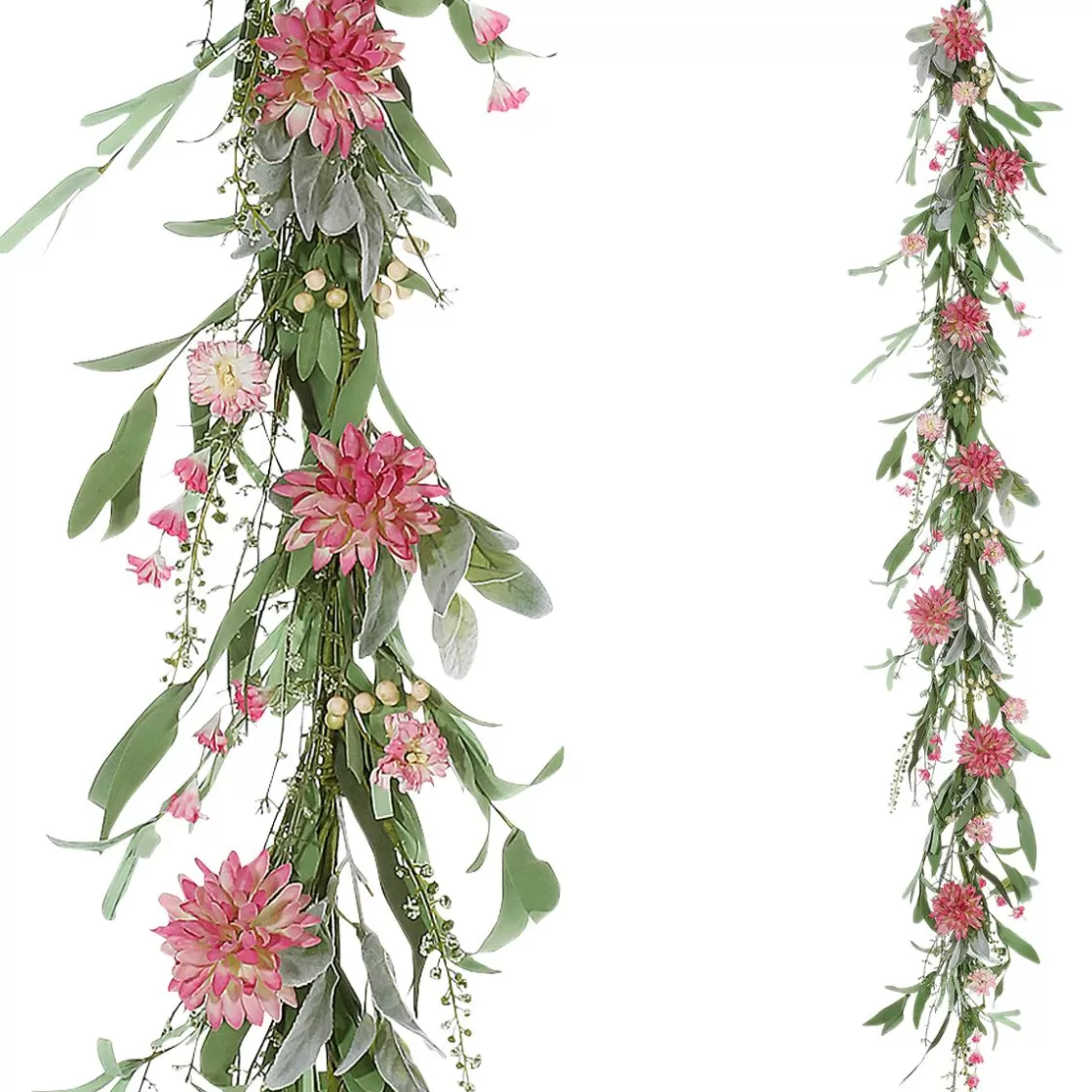 Decoración De Verano | Decoración De Primavera>DecoWoerner Guirnalda De Dalias Artificiales 158 Cm rosa