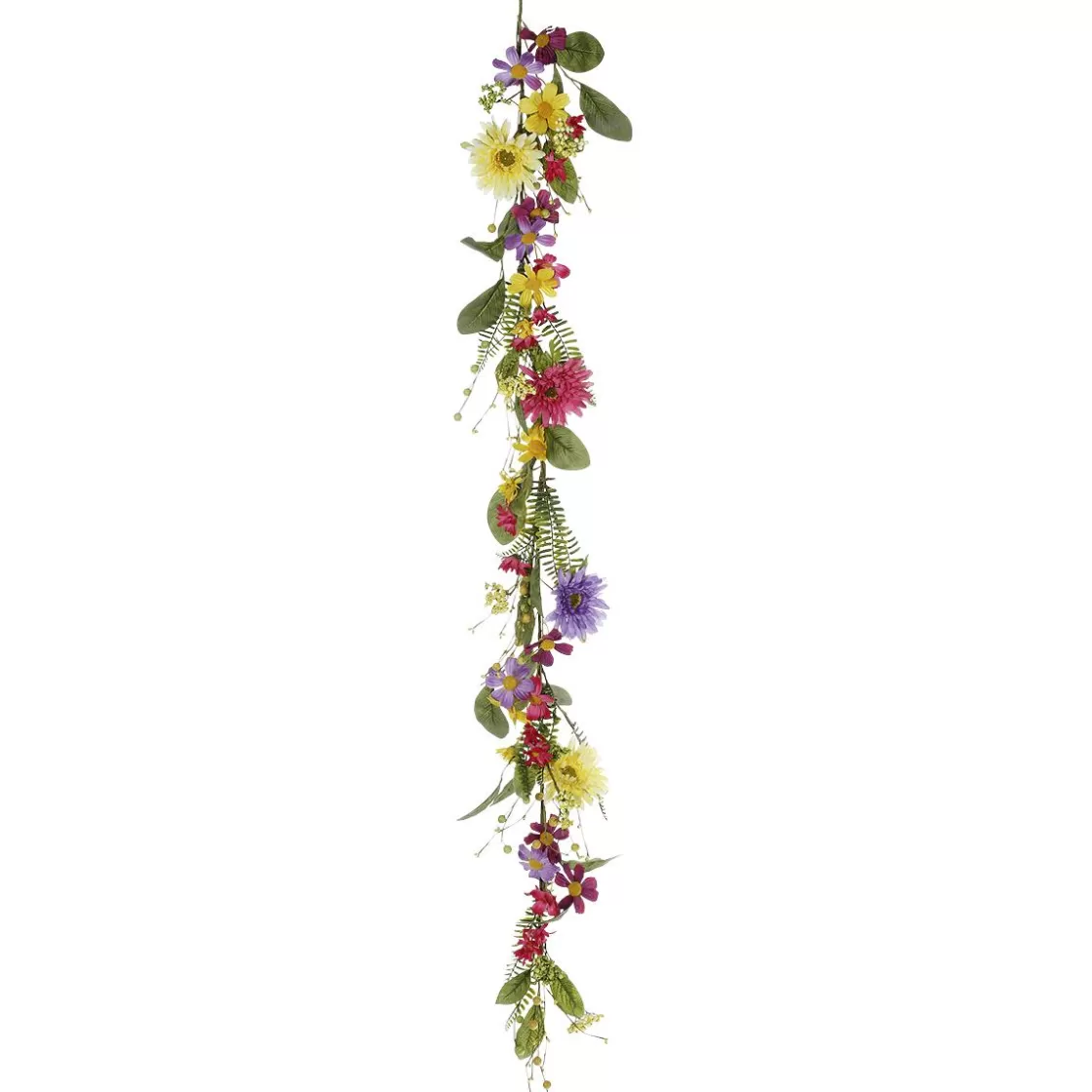 Guirnaldas Y Vides>DecoWoerner Guirnalda De Flores Artificiales De Campo Gerbera Vid Artificial 140 Cm multicolor