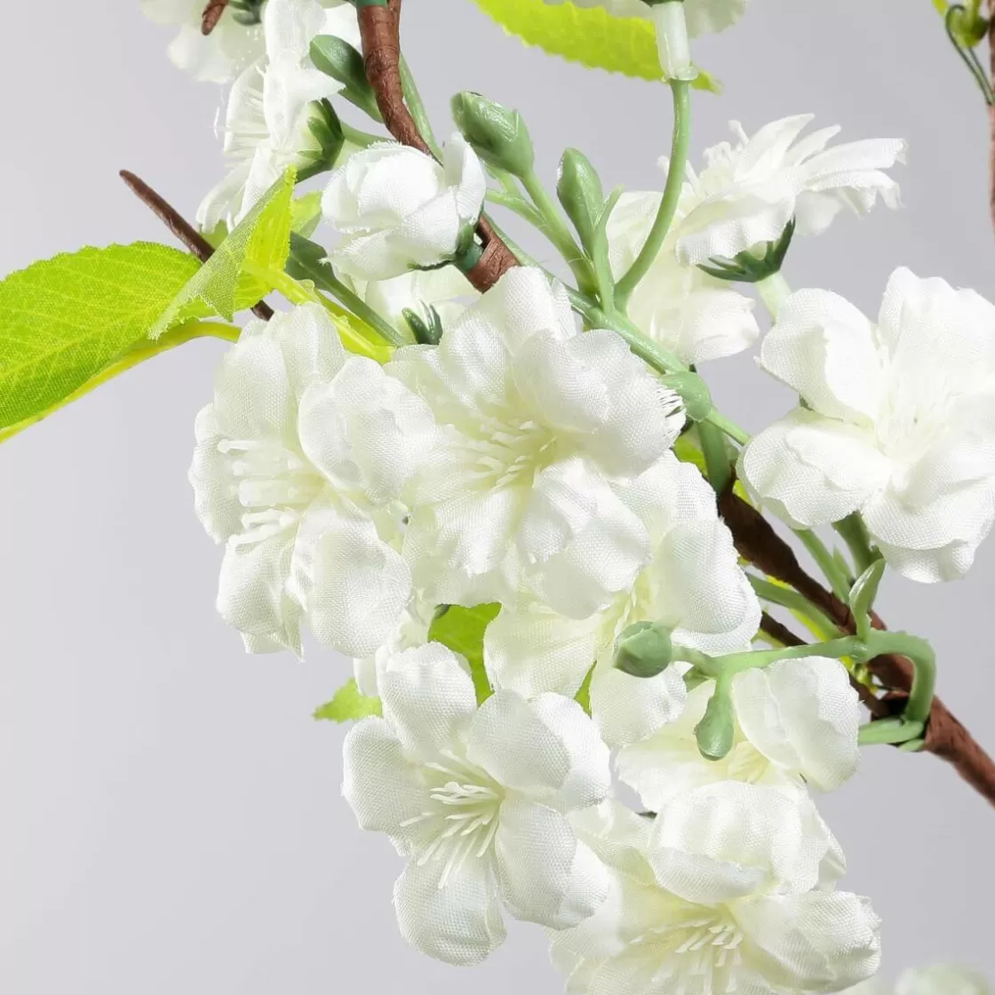 Decoración De Primavera | Guirnaldas Y Vides>DecoWoerner Guirnalda De Flores De Cerezo Artificial 110 Cm blanco