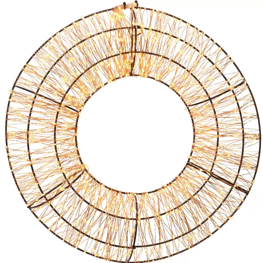 Coronas De Navidad>DecoWoerner Guirnalda Micro LED 38 Cm marrón