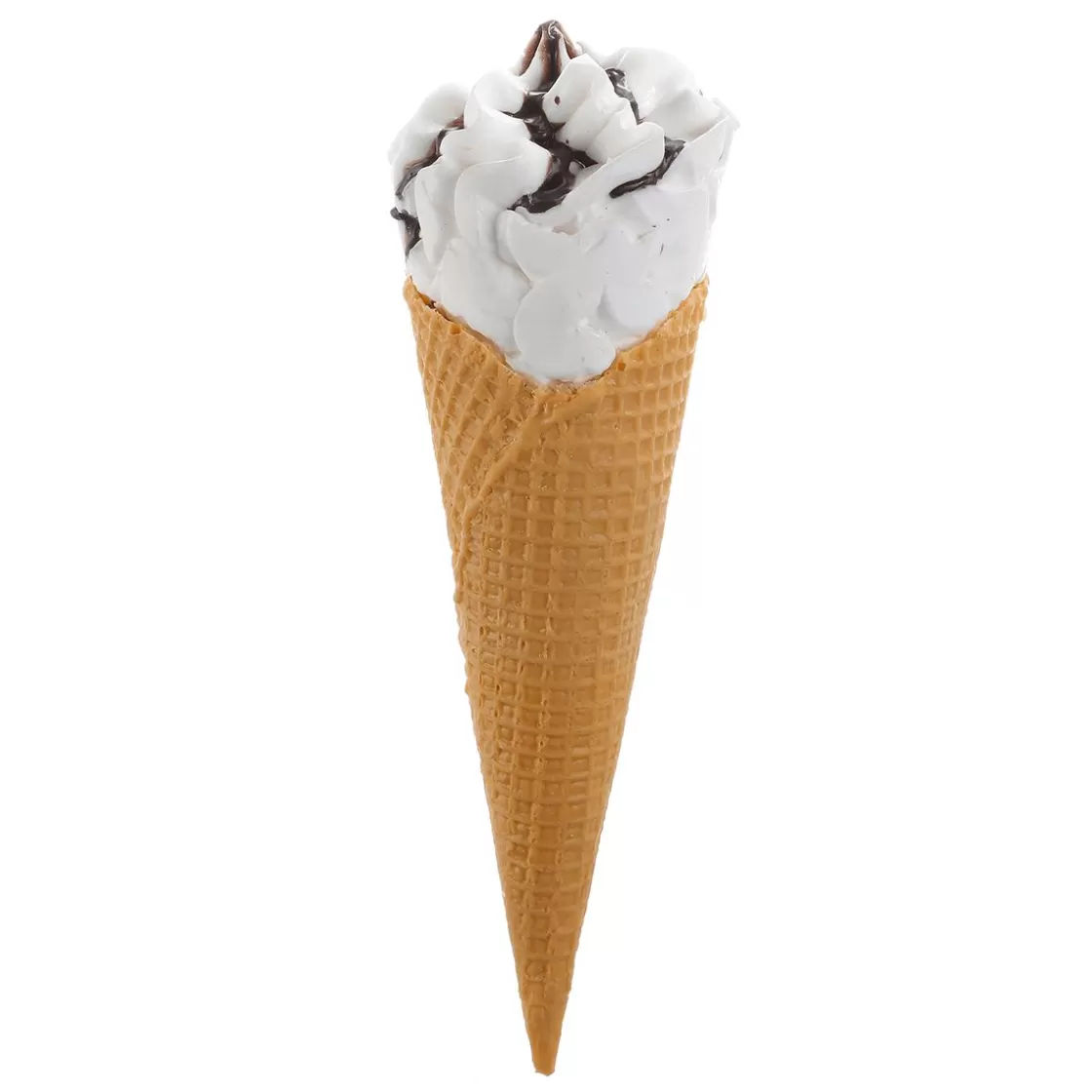 Chocolate Y Helados>DecoWoerner Helado Blando En Barquillo Con Salsa De Chocolate - Maniquí De Comida 22 CmHelado Blando En Barquillo Con Salsa De ChocolateHelado Blando En Barquillo Con Salsa De Chocolate blanco