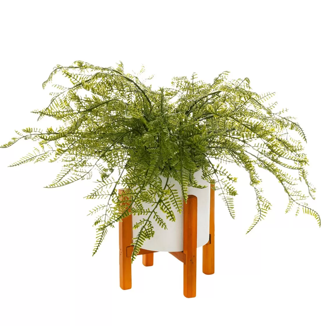 Plantas Verdes | Plantas De Interior>DecoWoerner Helecho Artificial En Maceta 40 Cm verde