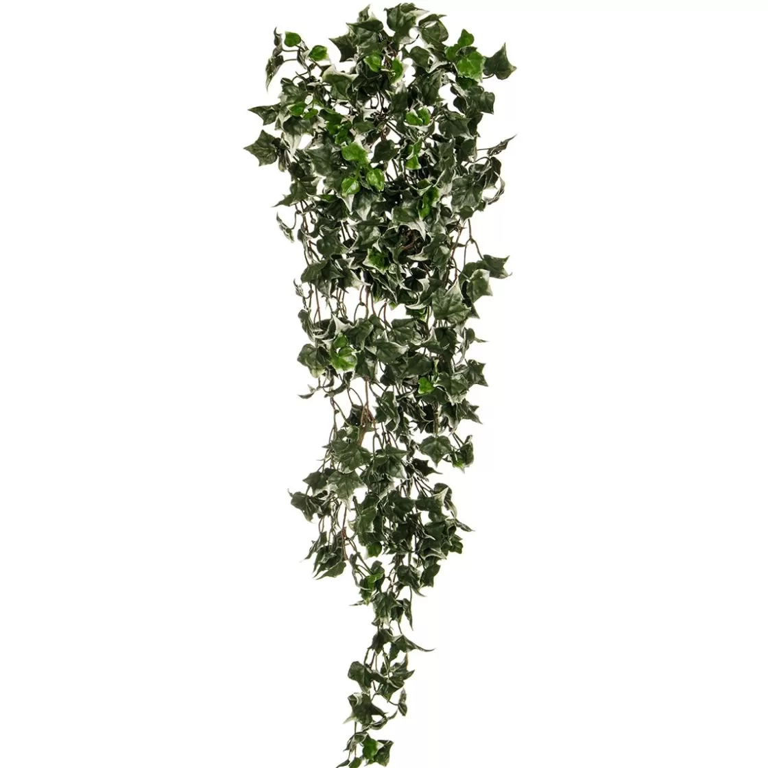 Plantas Verdes | Plantas Colgantes>DecoWoerner Hiedra Artificial Colgante Ignífugo -blanco 85 Cm verde