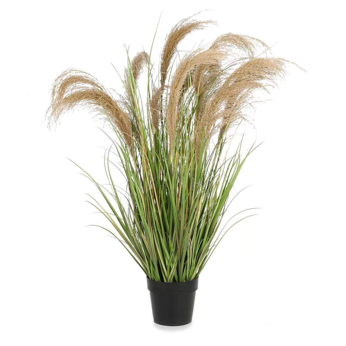 Decoración De Verano | Hierba Decorativa>DecoWoerner Hierba Artificial En Maceta 40 X 40 X 115 Cm verde