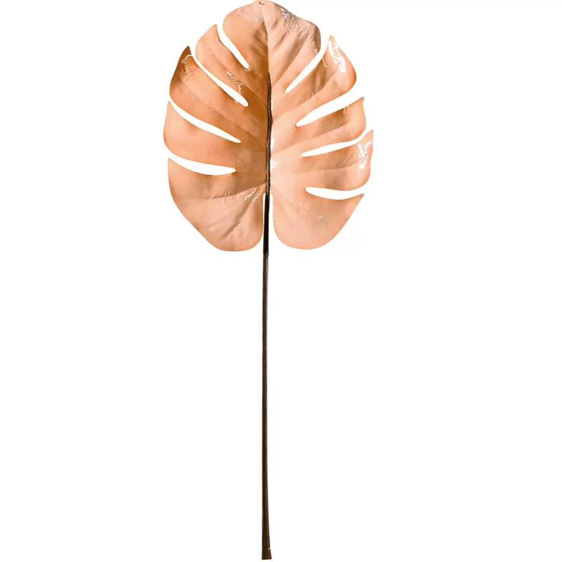 Decoración De Otoño>DecoWoerner Hoja De Monstera Artificial 90 Cm Crema rosa