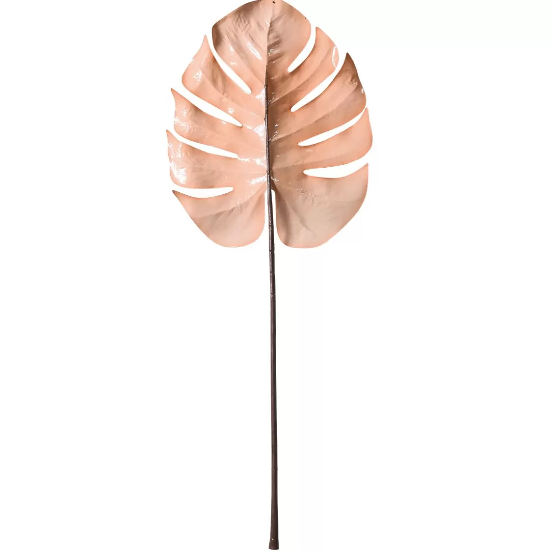 Decoración De Otoño>DecoWoerner Hoja De Monstera Artificial 90 Cm Crema rosa