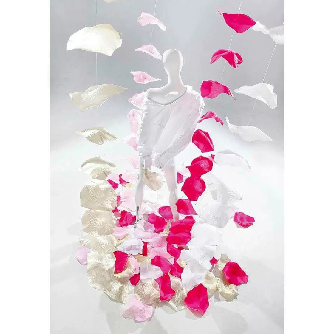 Decoración Dispersa | Decoración Temática>DecoWoerner Hojas De s Decorativas XL, Ø 28 Cm, Fucsia, 30 Piezas rosa