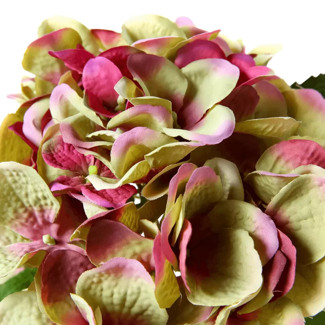 Decoración De Primavera | Flores Artificiales>DecoWoerner Hortensia Artificial Rosa/verde, 52 Cm multicolor