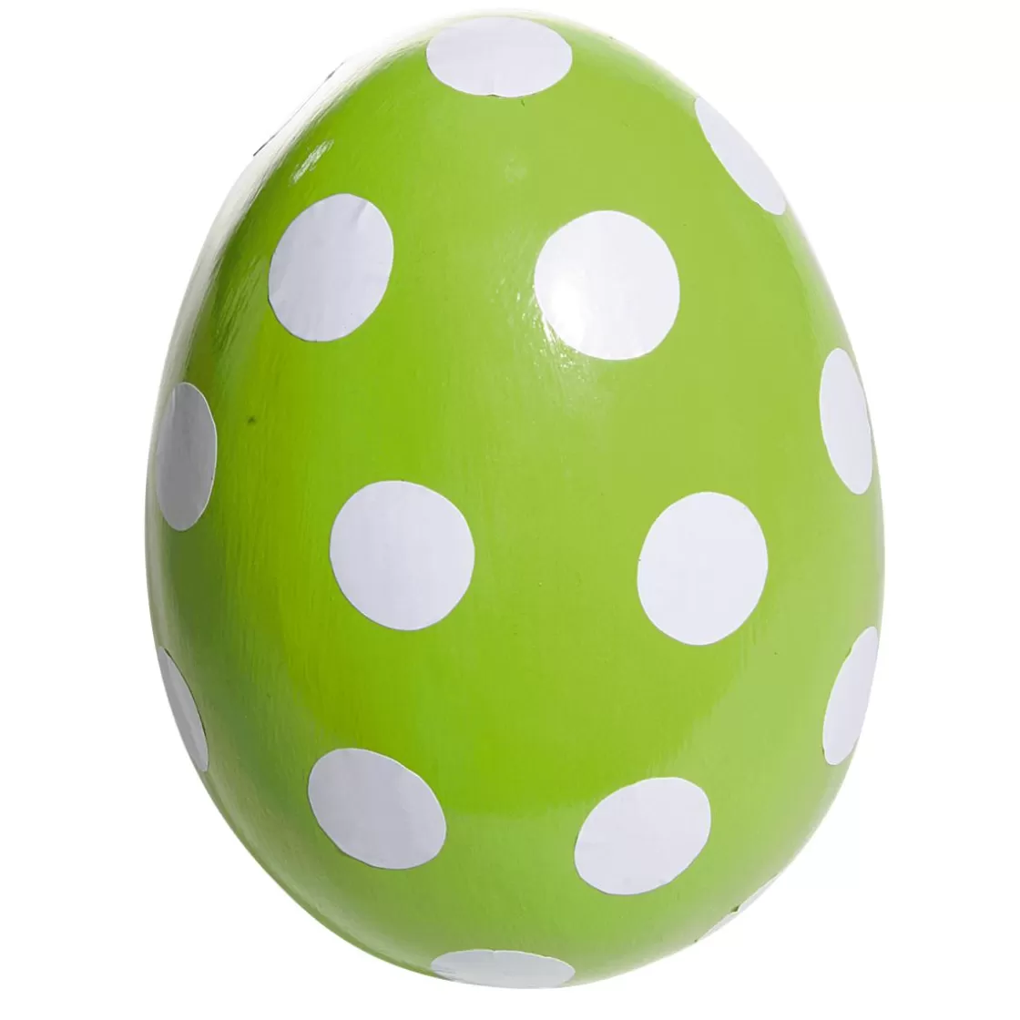 Decoración De Pascua>DecoWoerner Huevo De Pascua Deco Punteado 18 Cm, Amarillo/blanco verde