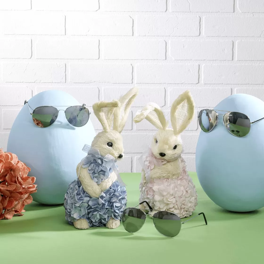 Decoración De Pascua>DecoWoerner Huevo De Pascua Gigante, Color Claro, 30 Cm azul