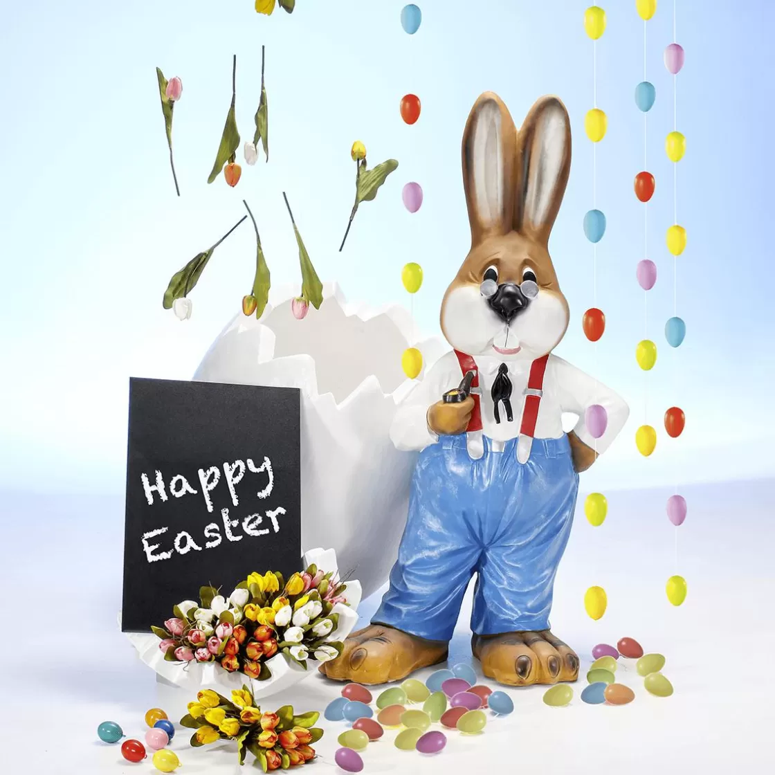 Decoración De Pascua>DecoWoerner Huevos De Pascua De Colores Para Colgar 6 Piezas multicolor