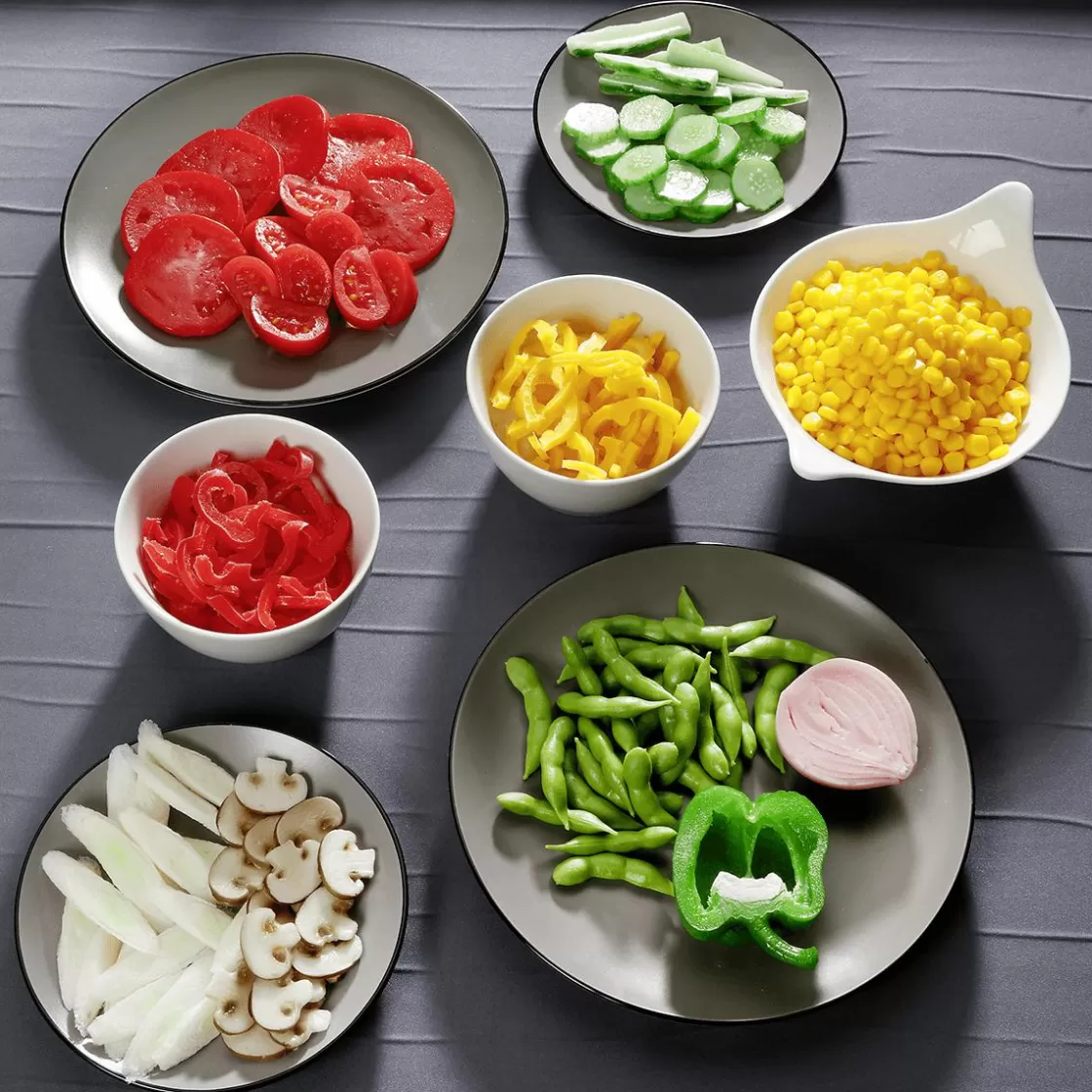 Verduras Y Hierbas>DecoWoerner Imitación De Rebanadas De Tomate, 6 Piezas rojo