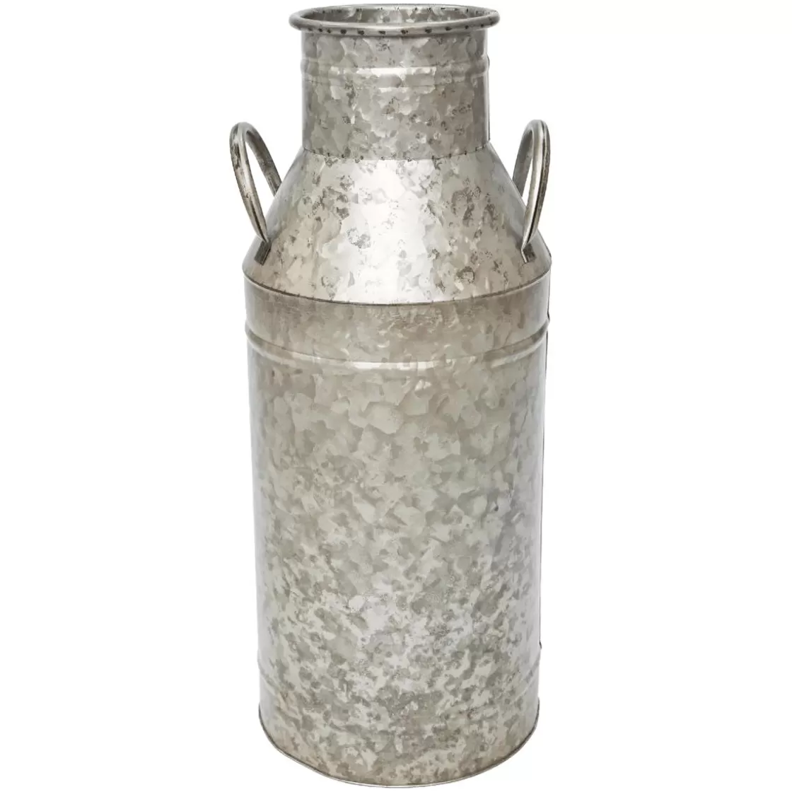 Decoración Temática | Macetas Y Artículos De Decoración>DecoWoerner Jarra De Leche Decorativa De Zinc 51 Cm Gris