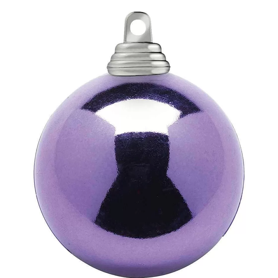 Bolas De Navidad>DecoWoerner Lavanda, Bolas De Navidad Brillantes De Plástico Ignífugo, 6 Cm Ø - 24 Uds. violeta