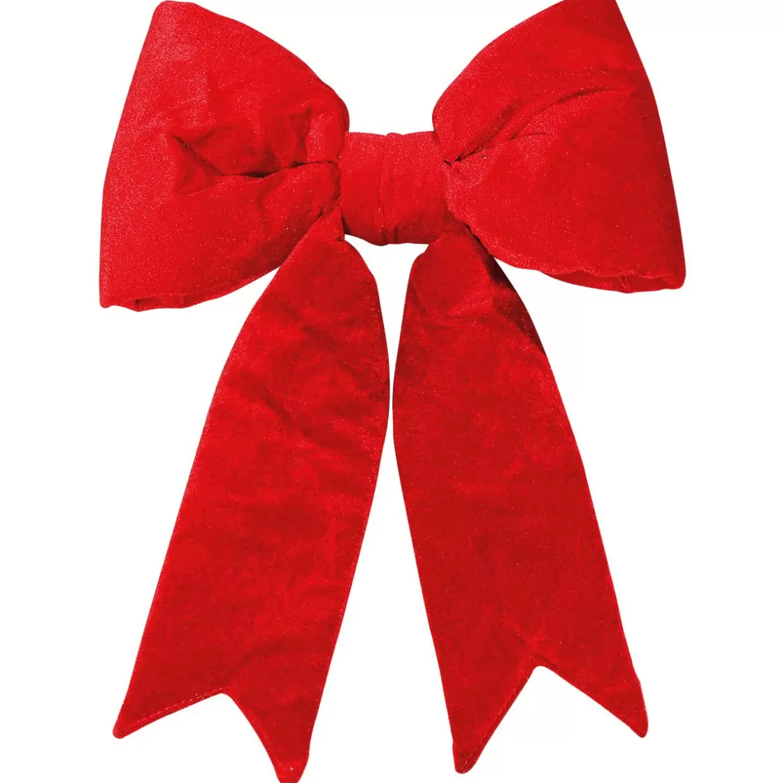 Decoración Navideña Xxl>DecoWoerner Lazo De Navidad De Terciopelo Longitud 40 Cm rojo