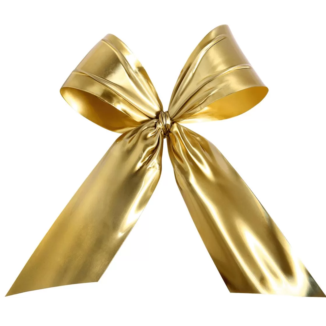Decoración Navideña Xxl>DecoWoerner Lazo Decorativo Para Exterior, 100 Cm Dorado, B1 oro
