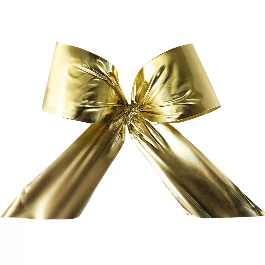 Decoración Navideña Xxl>DecoWoerner Lazo Decorativo Para Exterior, Dorado 80 Cm, B1 oro