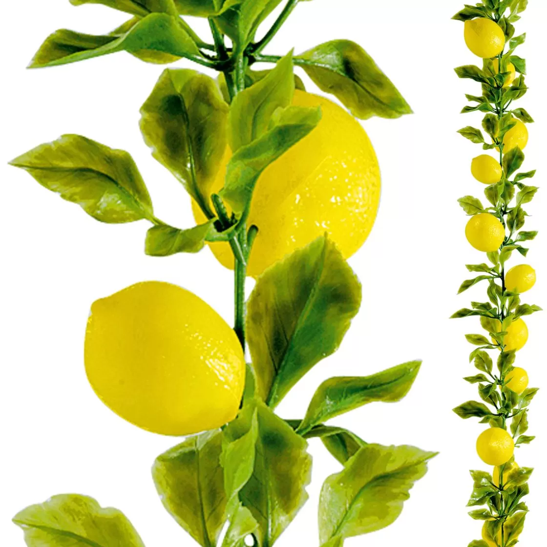 Guirnaldas Y Vides | Frutas>DecoWoerner Limonera Artificial 200 Cm amarillo