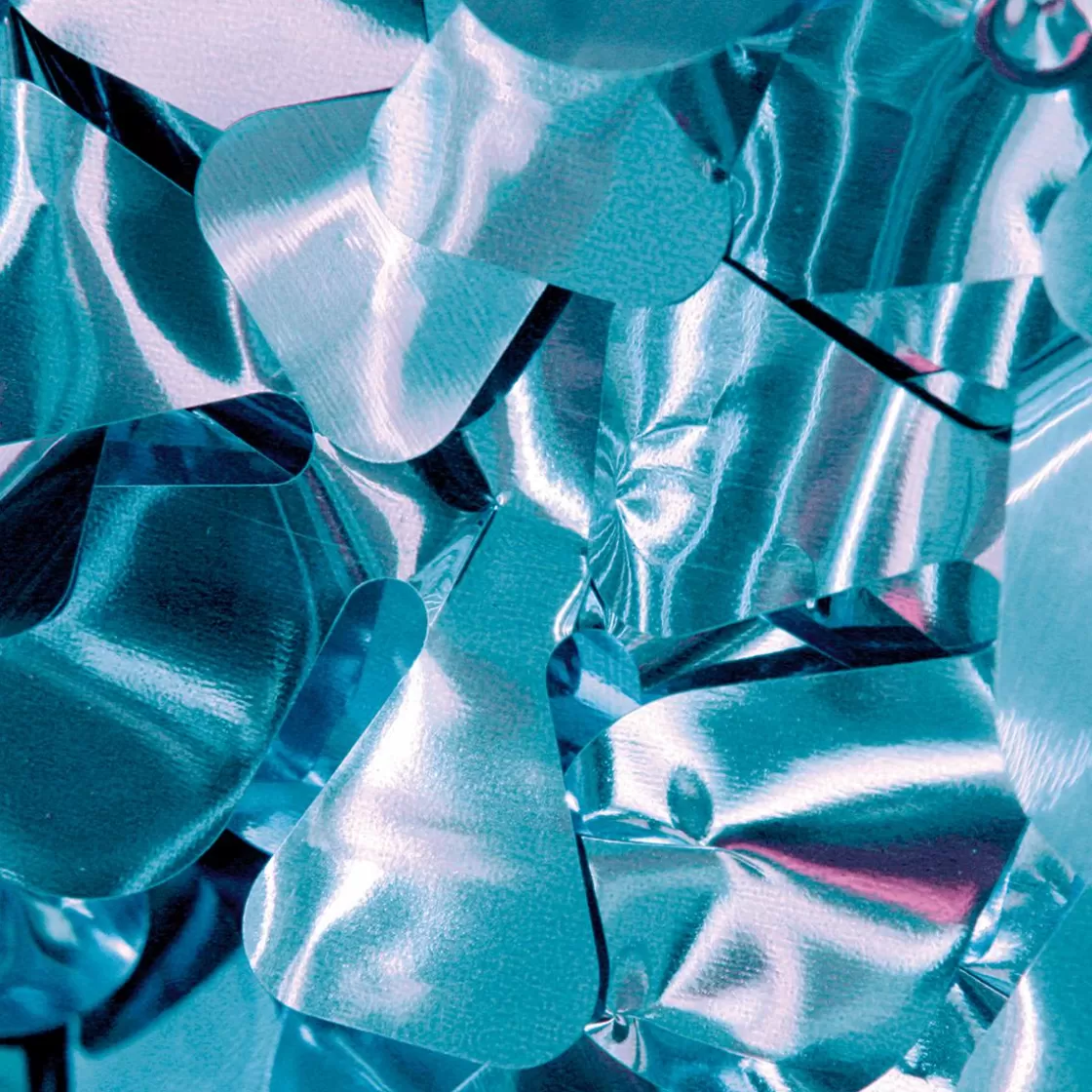 Láminas Y Películas Decorativas>DecoWoerner Lámina óptica Metálica Troquelada De 90 Cm De Ancho, Hielo azul