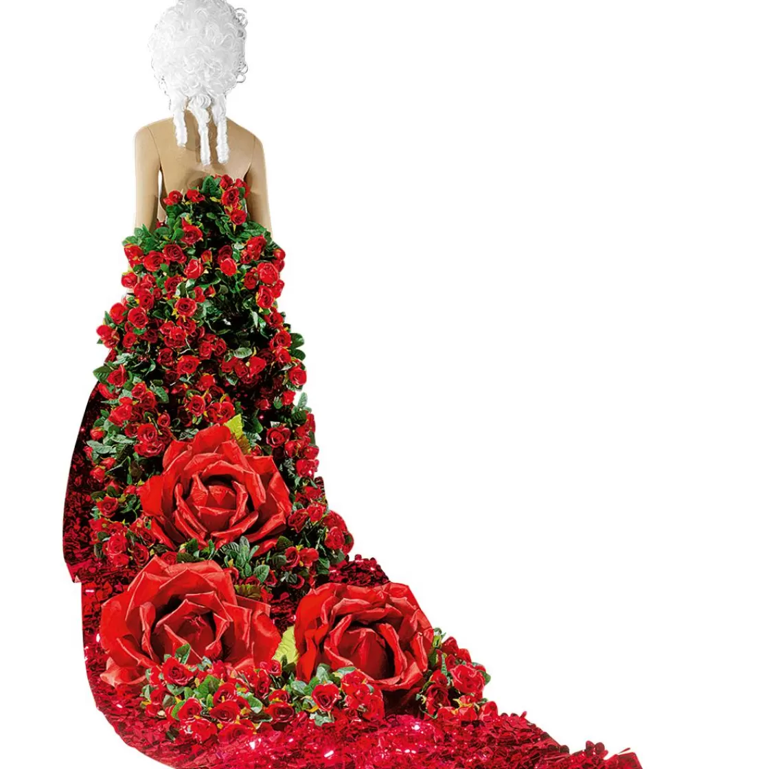 Láminas Y Películas Decorativas>DecoWoerner Lámina óptica Metálica Troquelada De 90 Cm De Ancho, Roja rojo