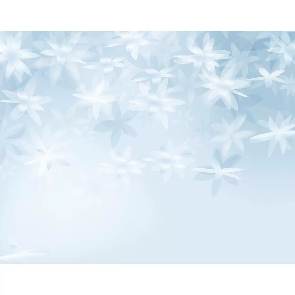 Bandera Xxl | Decoración De Invierno>DecoWoerner Lona XXL "Flores De Hielo" De Lona De Camión Ignífuga 250 X 330 Cm