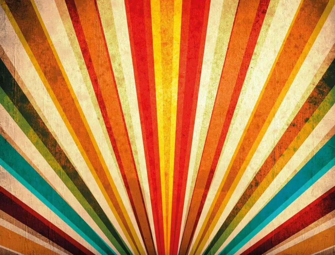 Pancartas Temáticas | Bandera Xxl>DecoWoerner Lona XXL "Rayos De Color" De Lona De Camión Ignífuga 250 X 330 Cm multicolor