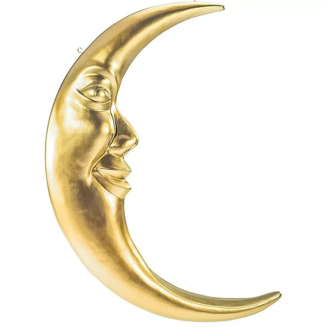 Decoración Navideña Xxl>DecoWoerner Luna Decorativa XXL Dorada, Longitud 130 Cm oro