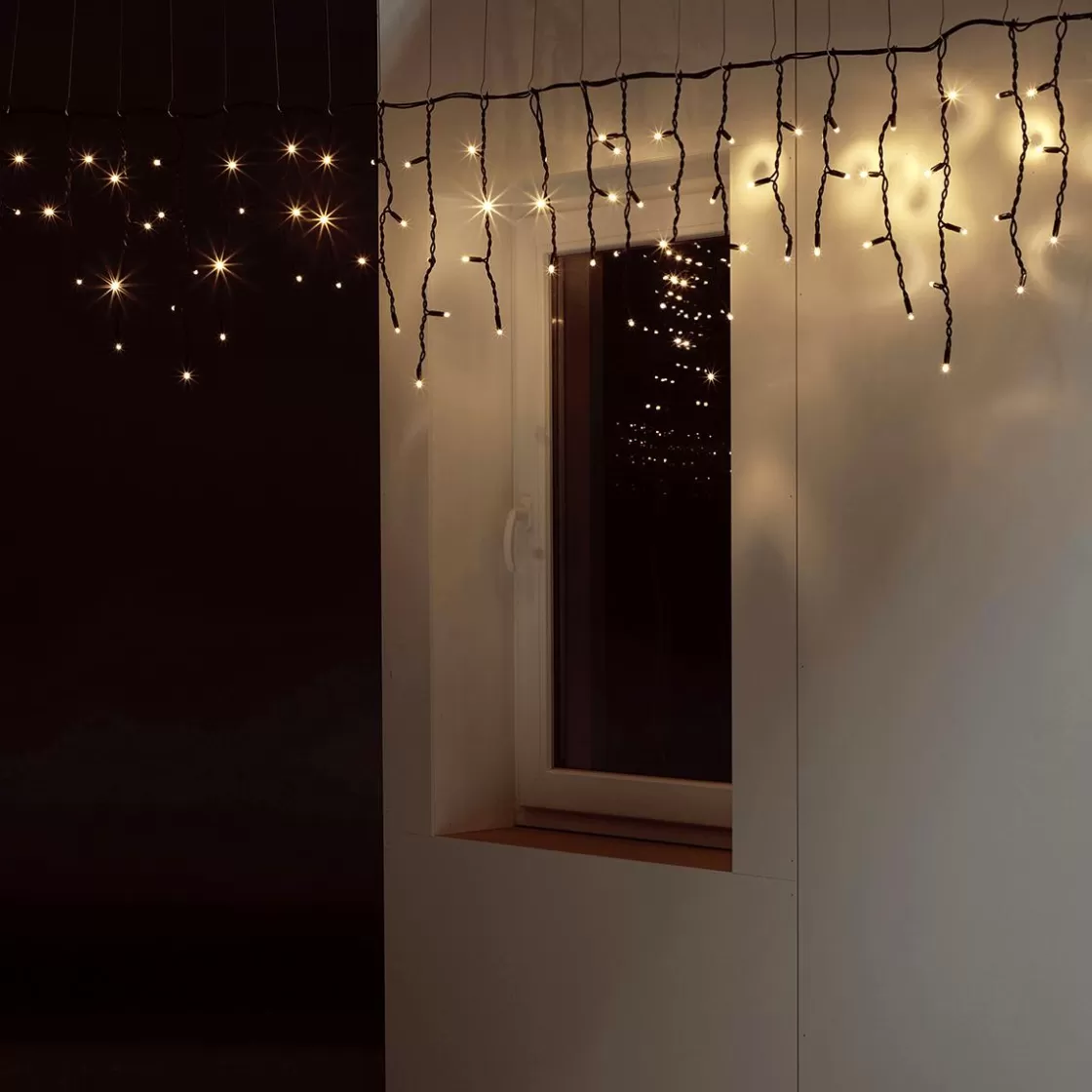 Luces De Navidad>DecoWoerner Luz Intermitente Icicle Negra IP67, 3 X 1 M