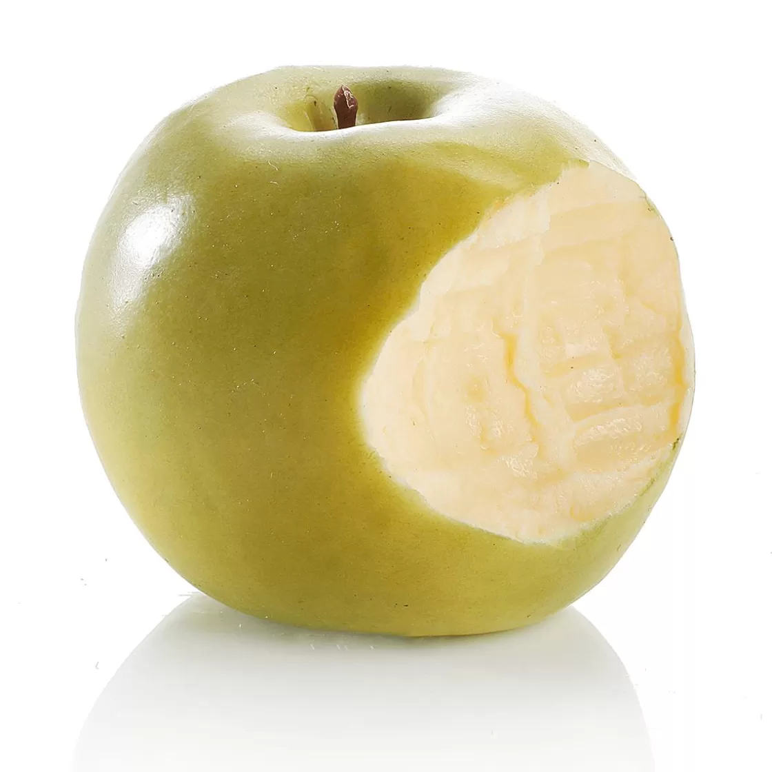 Frutas>DecoWoerner Maniquí De Manzana Mordida 7,5 Cm Ø verde