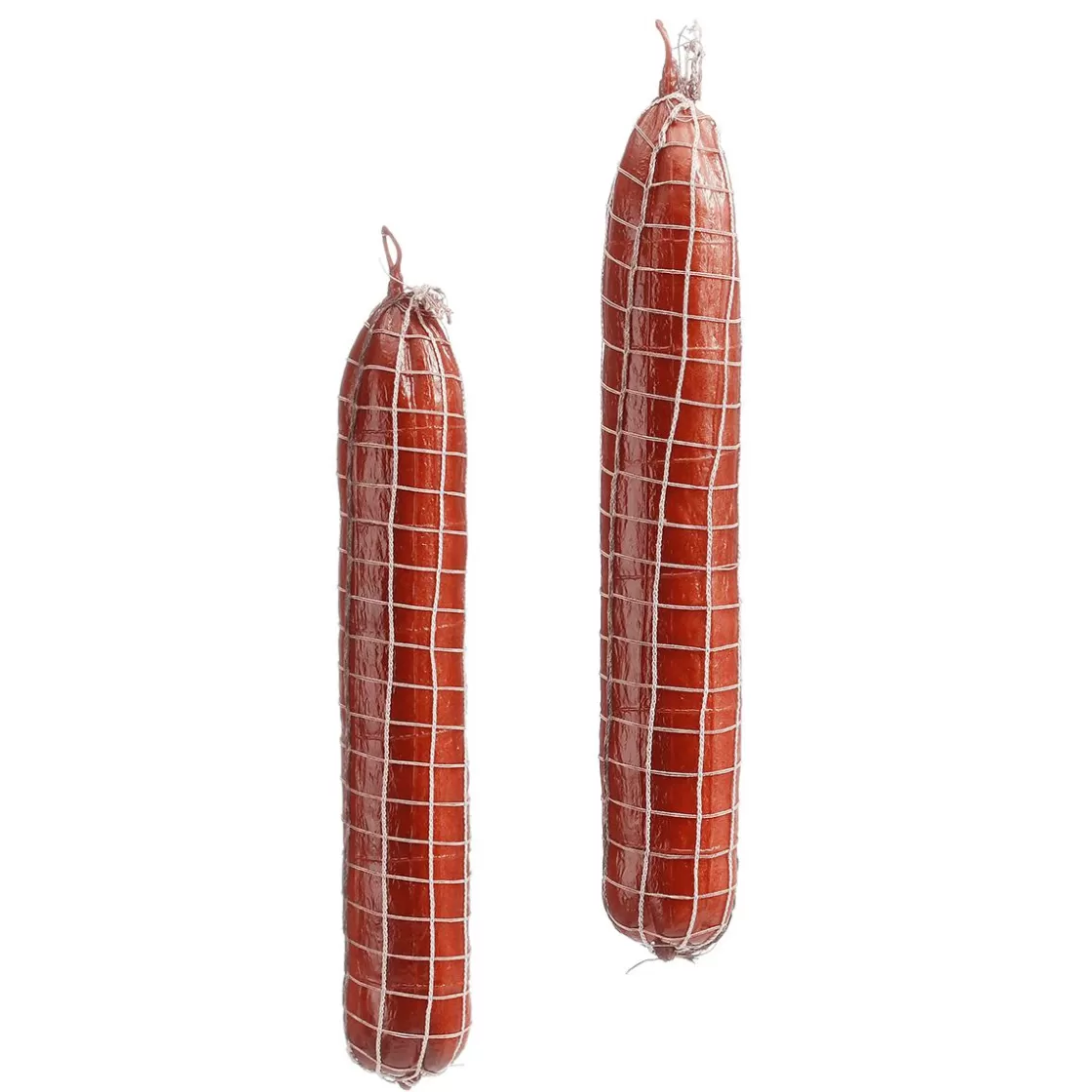 Carnes Y Embutidos>DecoWoerner Maniquí De Salami, Paquete De 2 Piezas rojo