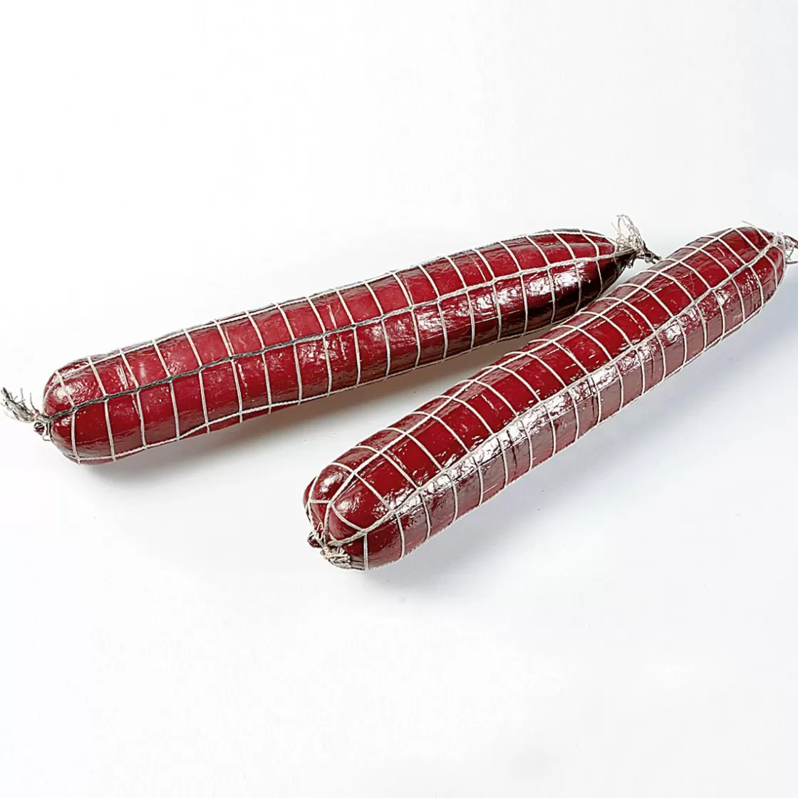 Carnes Y Embutidos>DecoWoerner Maniquí De Salami, Paquete De 2 Piezas rojo