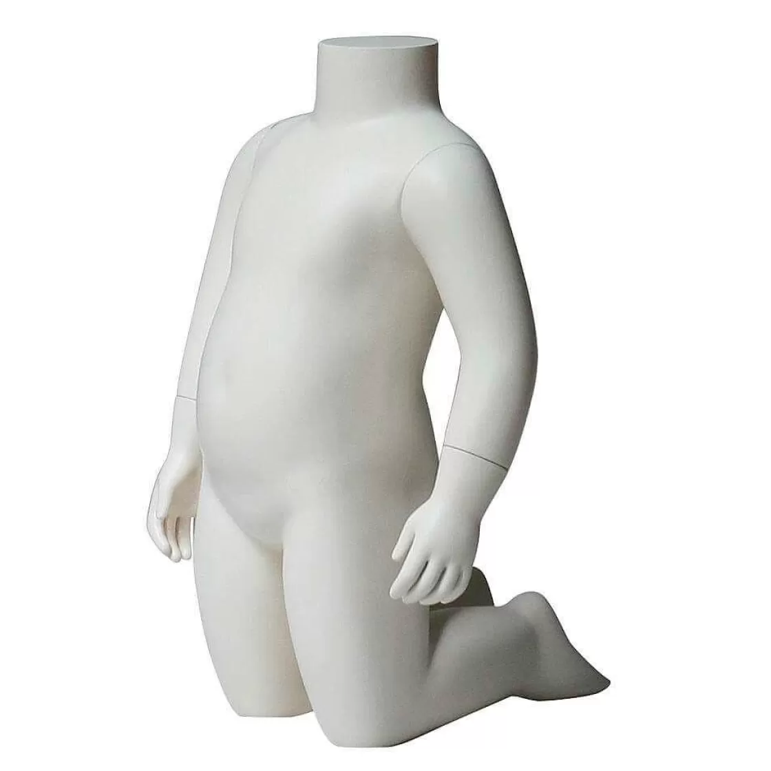 Maniquíes>DecoWoerner Maniquí Infantil Para Escaparate Sin Cabeza, , 2 Años blanco