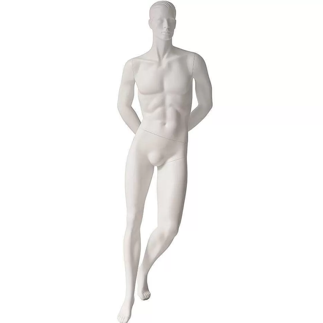 Maniquíes>DecoWoerner Maniquí Masculino Realista , De Pie blanco