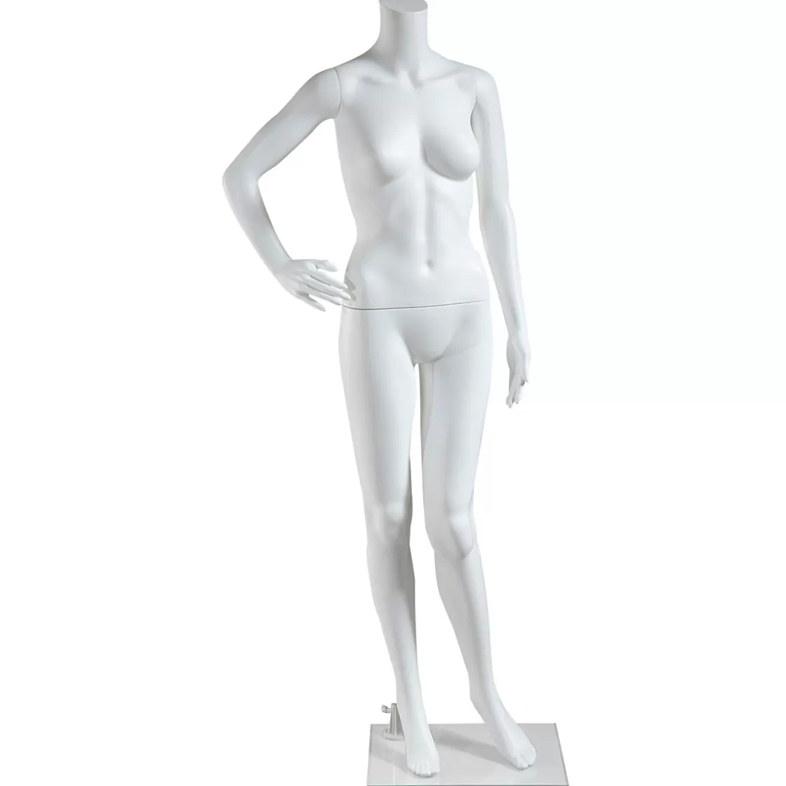 Maniquíes>DecoWoerner Maniquí Mujer Sin Cabeza De Pie blanco