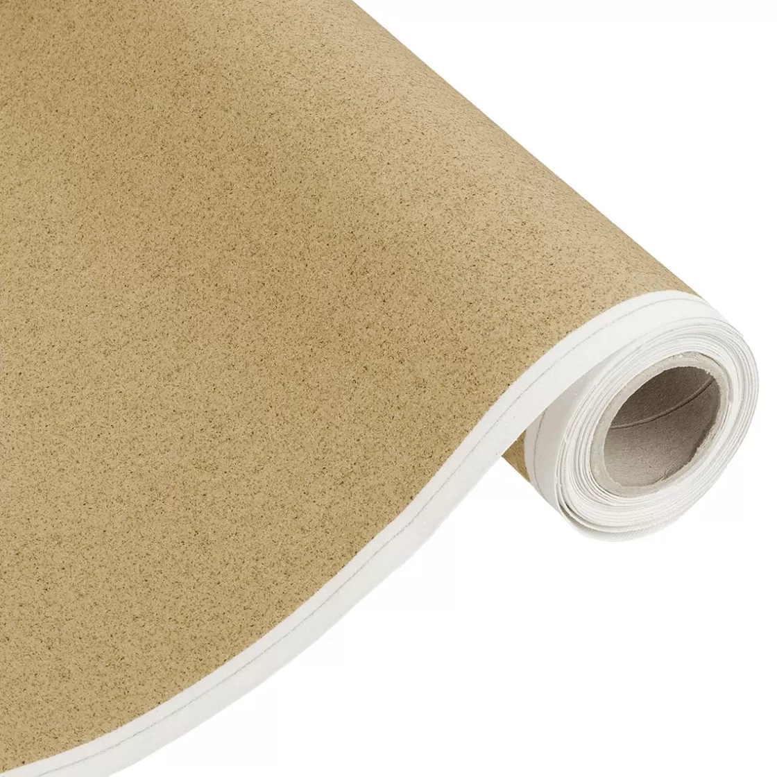 Telas | Decoración De Verano>DecoWoerner Material Arenoso Con Arena Imitación, 135 Cm De Anchura, 3 M marrón
