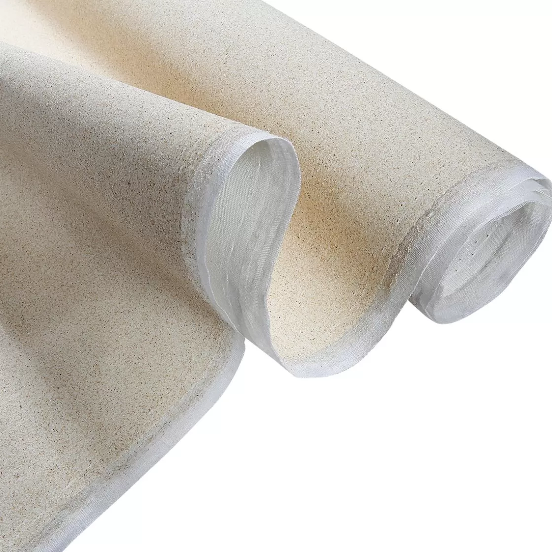 Telas | Decoración De Verano>DecoWoerner Material Arenoso Con Arena Real, 135 Cm De Anchura, 3 M marrón
