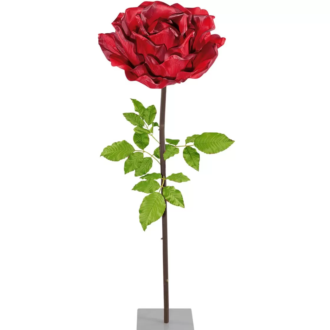 Decoración Temática | Flores Artificiales>DecoWoerner Mega Rosa XL Roja, 165 Cm rojo