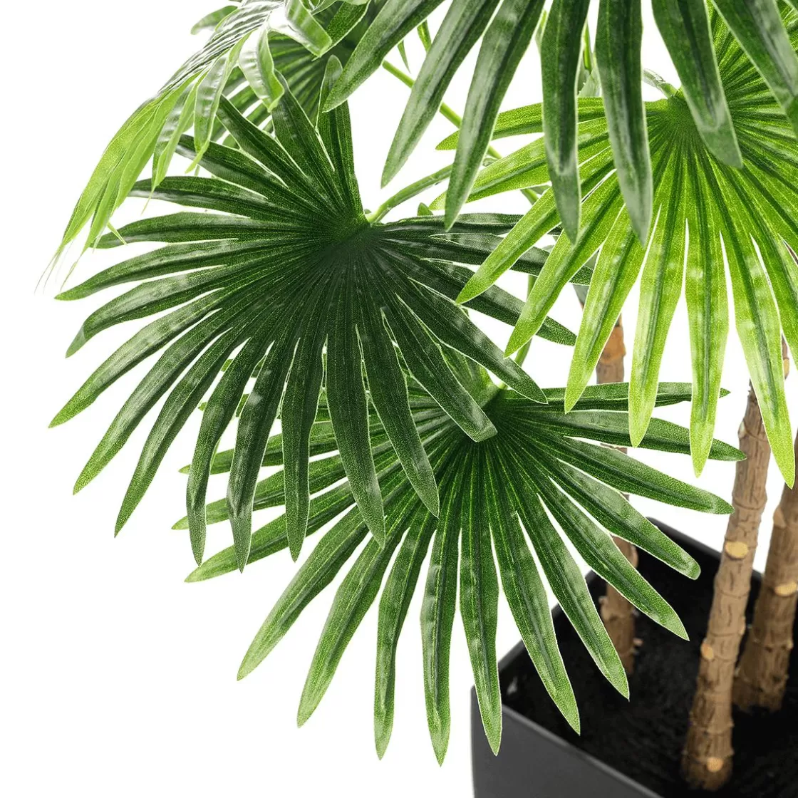 Árboles Artificiales>DecoWoerner Palmera Artificial En Maceta Lista 105 Cm verde