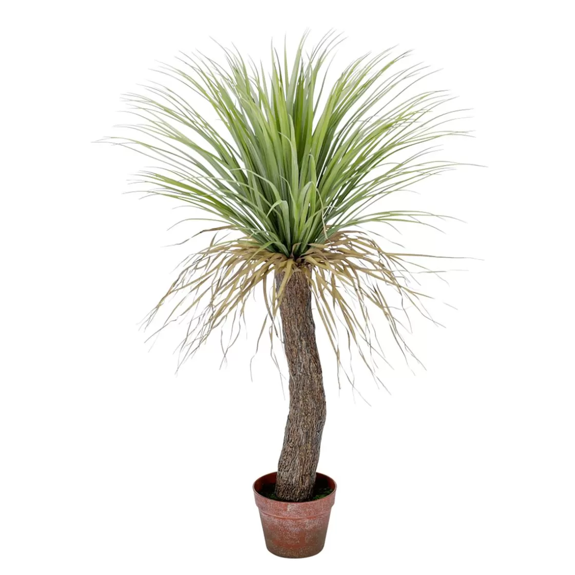 Plantas De Interior>DecoWoerner Palmera Yuca Artificial "salvaje" En Maceta 110 Cm verde