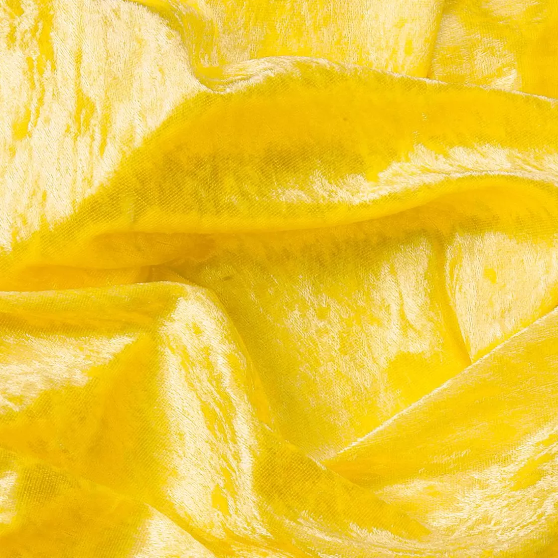 Telas>DecoWoerner Pana Aterciopelada, Anchura: 150 Cm, Color amarillo