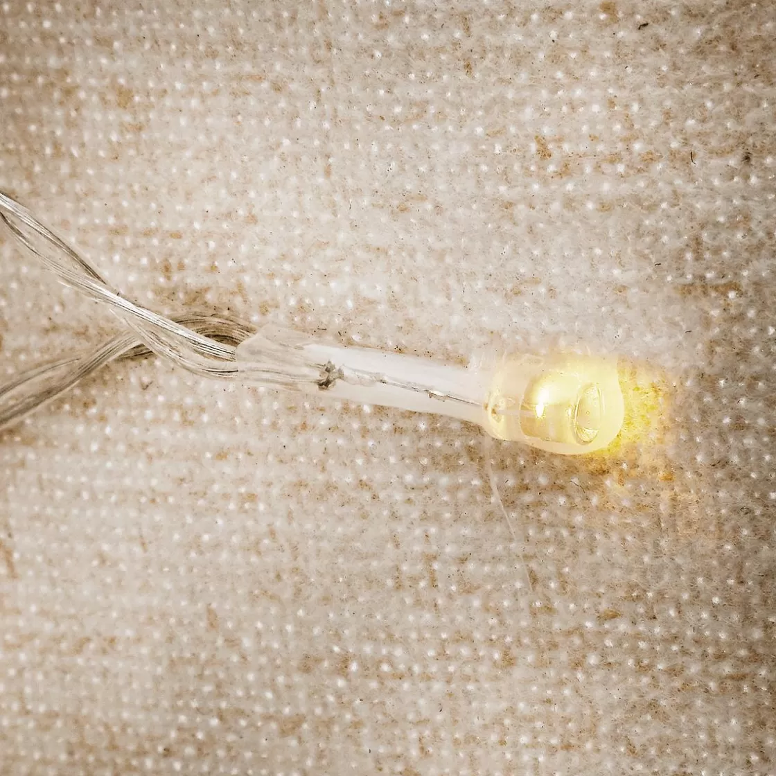 Decoración De Otoño | Pancartas Temáticas>DecoWoerner Pancarta De Textil Vaca En Pasto Con LED 60 X 110 Cm