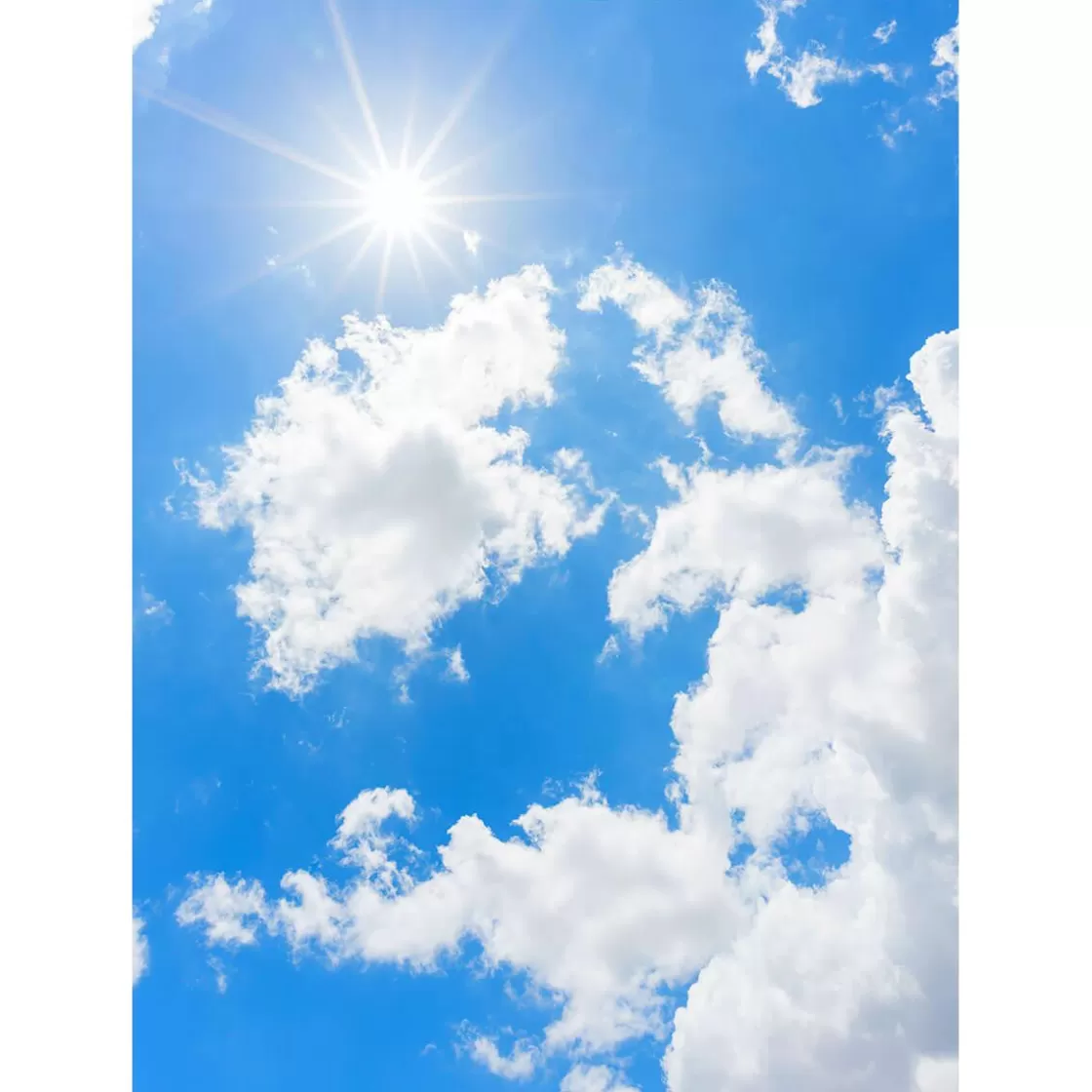 Bandera Xxl>DecoWoerner Pancartas De Tela XL Sunny Sky 150 X 200 Cm azul