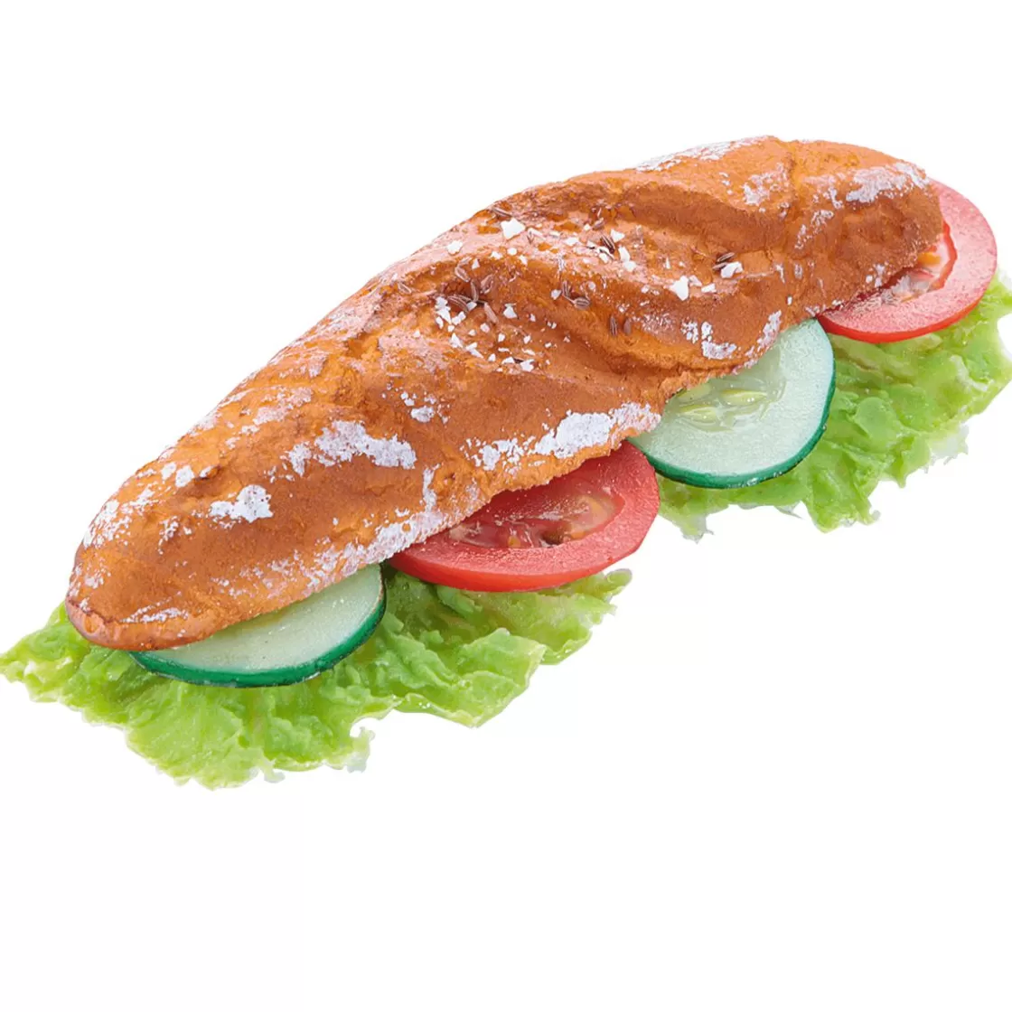 Platos Y Comida Rápida | Pan Y Pastel>DecoWoerner Panecillo Integral Con Ensalada Maniquí 21 Cm multicolor