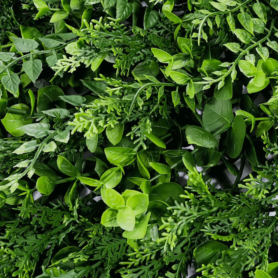Decoración De Verano | Decoración De Primavera>DecoWoerner Panel Artificial De Eucalipto Y Helecho Premium, 50 X 50 Cm verde