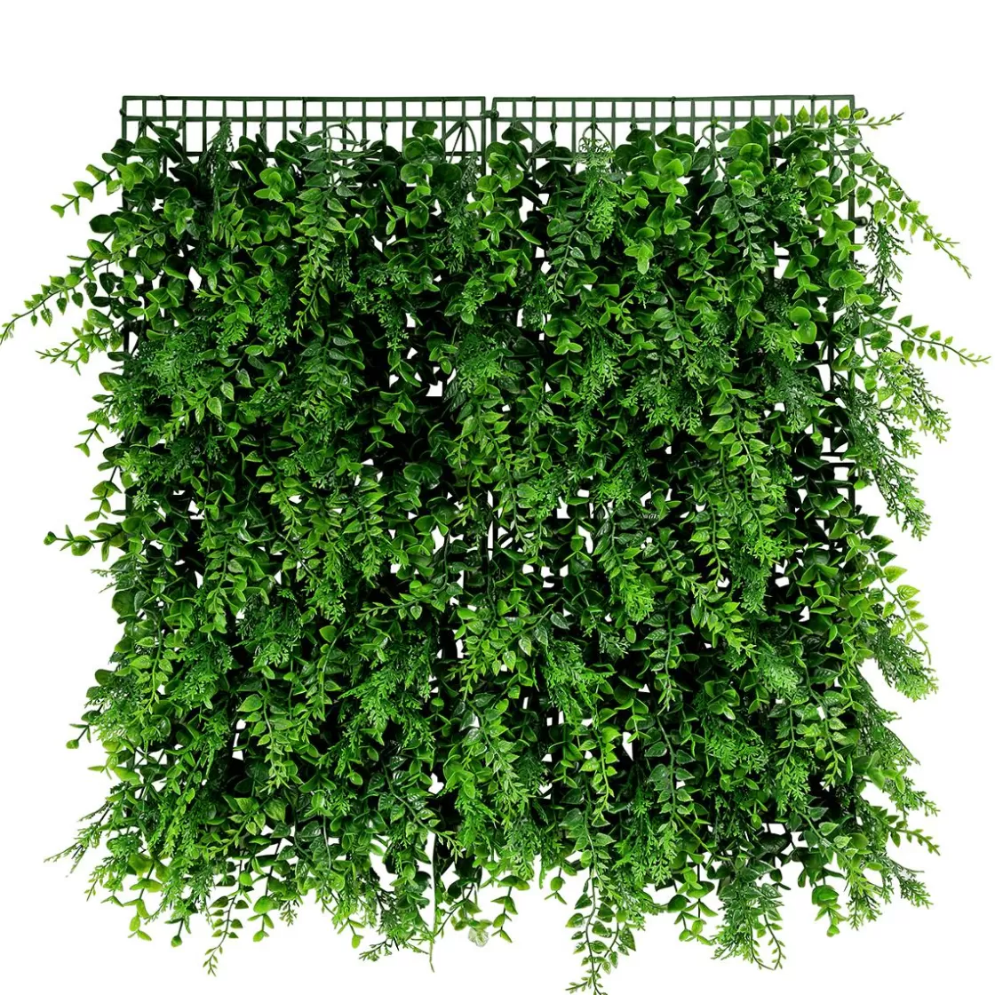 Decoración De Verano | Decoración De Primavera>DecoWoerner Panel Artificial De Eucalipto Y Helecho Premium, 50 X 50 Cm verde